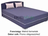 Akciós Hell franciaágy +2 ajándék párna