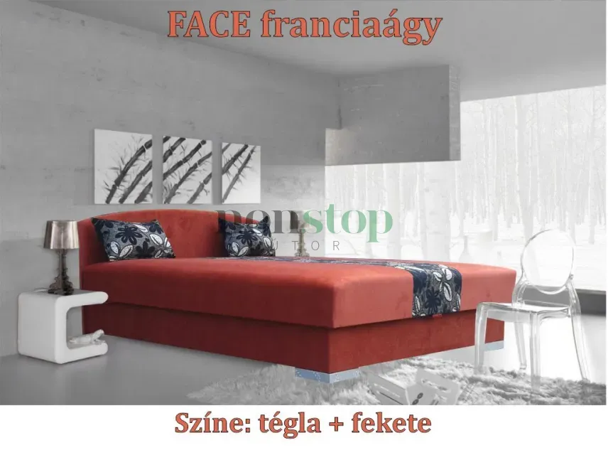 Outlet - Face franciaágy  I  5 év vázgarancia I  2 ajándék párna